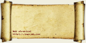 Josif Starčević vizit kartica